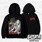 KNY31 Daki y Gyutaro - Kimetsu No Yaiba / Hoddie - Poleron Canguro 1