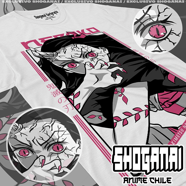 KNY32 Nezuko Kamado - Kimetsu No Yaiba / Polera manga corta 1