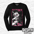 KNY32 Nezuko Kamado - Kimetsu No Yaiba / Polera manga larga 1