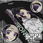KNY33 Shinobu Kocho - Kimetsu No Yaiba / Polera manga corta 1