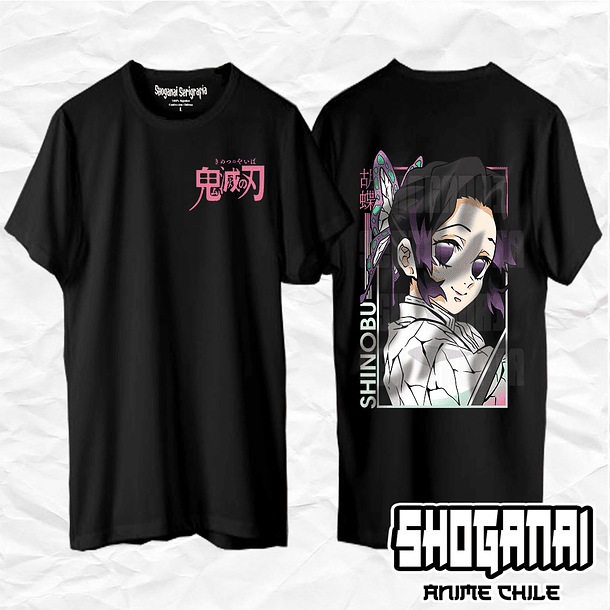 KNY33 Shinobu Kocho - Kimetsu No Yaiba / Polera manga corta 1