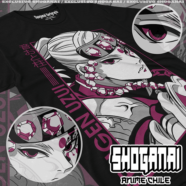 KNY34 Tengen Uzui - Kimetsu No Yaiba / Polera manga corta 1