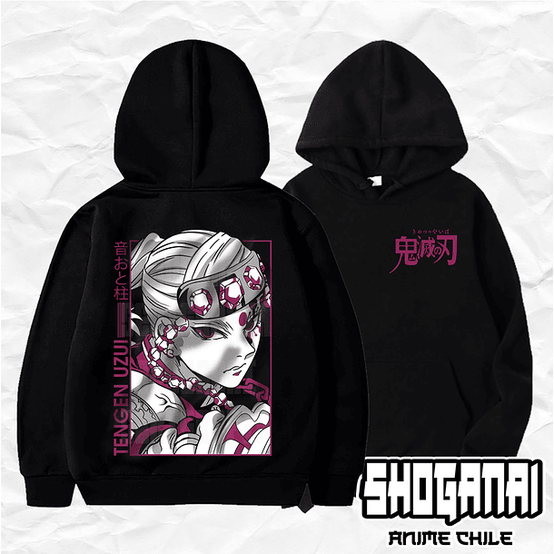 KNY34 Tengen Uzui - Kimetsu No Yaiba / Hoddie - Poleron Canguro 1