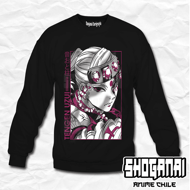 KNY34 Tengen Uzui - Kimetsu No Yaiba / Crewneck - Poleron Polo 1