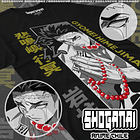 KNY35 Gyomei Himejima - Kimetsu No Yaiba / Polera manga corta 1
