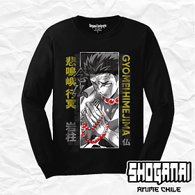 KNY35 Gyomei Himejima - Kimetsu No Yaiba / Polera manga larga