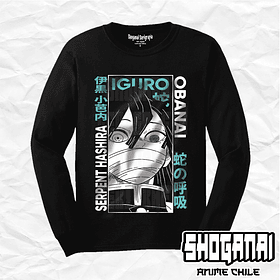 KNY36 Obanai Iguro - Kimetsu No Yaiba / Polera manga larga