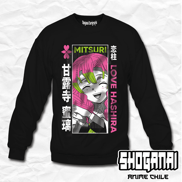 KNY37 Mitsuri Kanroji - Kimetsu No Yaiba / Crewneck - Poleron Polo 1