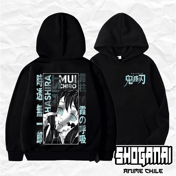 KNY38 Muichiro Tokito - Kimetsu No Yaiba / Hoddie - Poleron Canguro 1