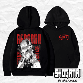 KNY39 Kyojuro Rengoku - Kimetsu No Yaiba / Hoddie - Poleron Canguro