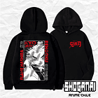 KNY40 Kyojuro Rengoku - Kimetsu No Yaiba / Hoddie - Poleron Canguro 1