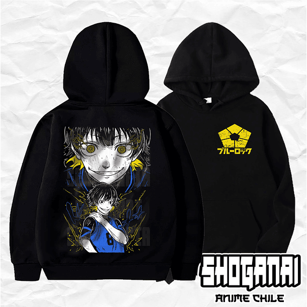 BL02 Meguru Bachira - Blue Lock / Hoddie - Poleron Canguro 1