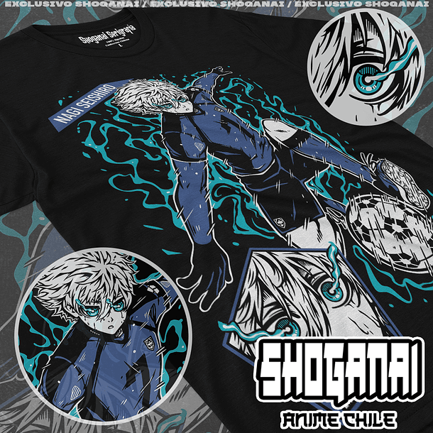 BL03 Seishiro Nagi - Blue Lock / Polera manga corta 1