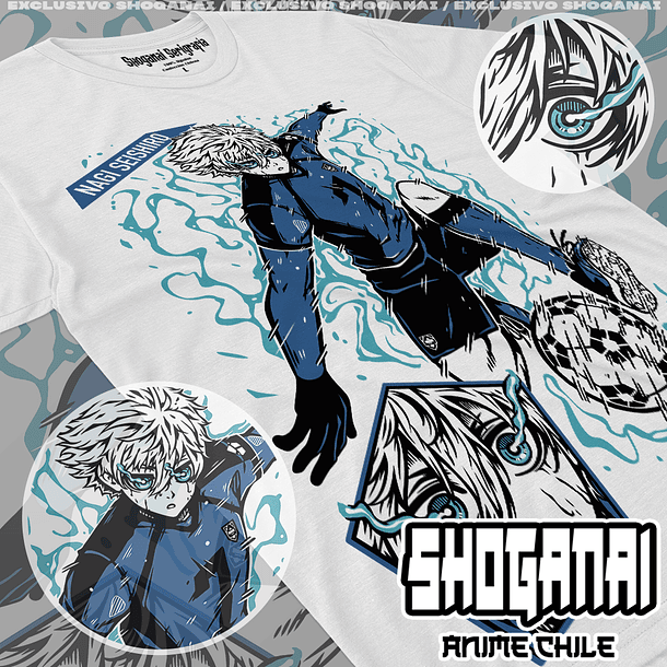 BL03 Seishiro Nagi - Blue Lock / Polera manga corta 1