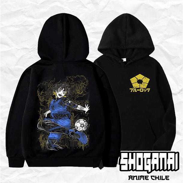 BL04 Meguru Bachira - Blue Lock / Hoddie - Poleron Canguro 1