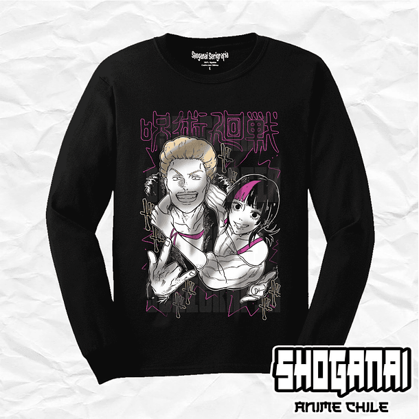 JJK69 Hakari y Kirara - Jujutsu Kaisen / Polera manga larga 1