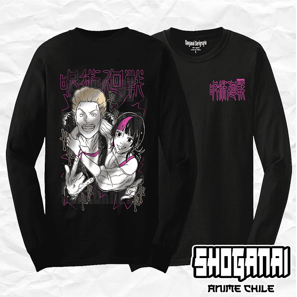 JJK69 Hakari y Kirara - Jujutsu Kaisen / Polera manga larga 1