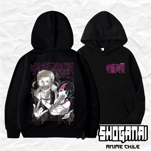 JJK69 Hakari y Kirara - Jujutsu Kaisen / Hoddie - Poleron Canguro 1