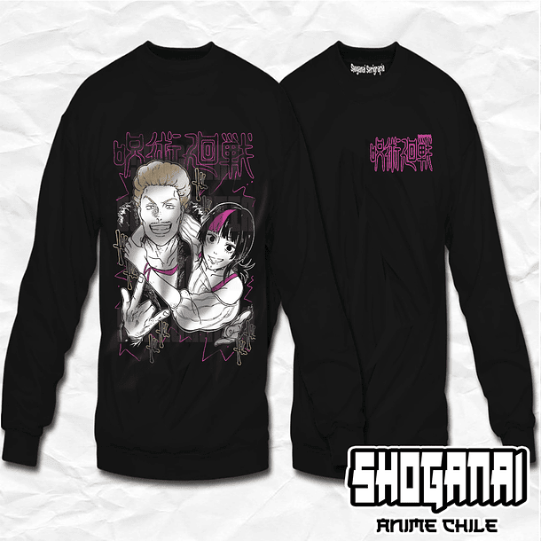 JJK69 Hakari y Kirara - Jujutsu Kaisen / Crewneck - Poleron Polo 1