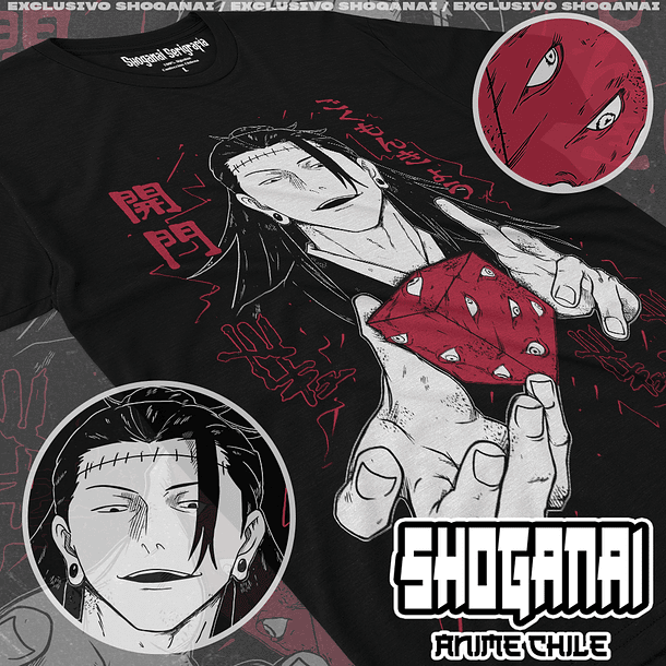 JJK72 Suguru Geto X Kenjaku - Jujutsu Kaisen / Polera manga corta 1