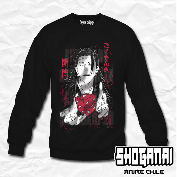 JJK72 Suguru Geto X Kenjaku - Jujutsu Kaisen / Crewneck - Poleron Polo 1