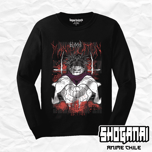 JJK73 Choso - Jujutsu Kaisen / Polera manga larga 1