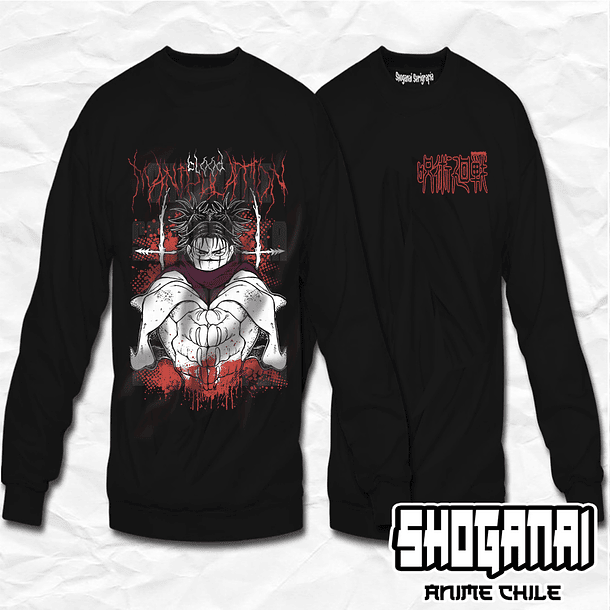 JJK73 Choso - Jujutsu Kaisen / Crewneck - Poleron Polo 1
