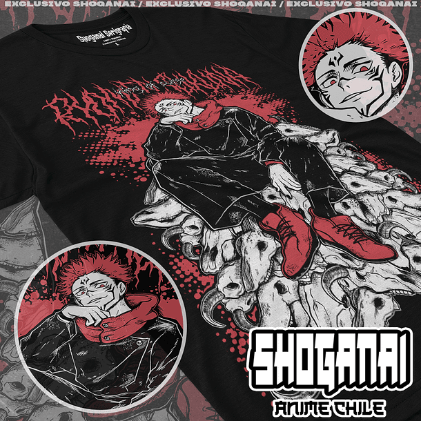 JJK75 Itadori X Sukuna - Jujutsu Kaisen / Polera manga corta 1