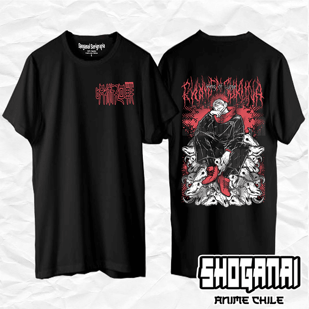 JJK75 Itadori X Sukuna - Jujutsu Kaisen / Polera manga corta 1