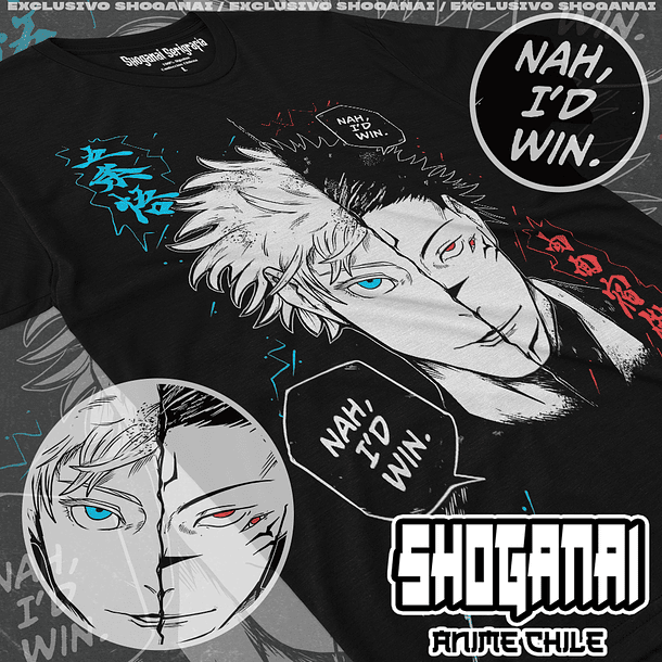 JJK77 Satoru Gojo VS Ryomen Sukuna - Jujutsu Kaisen / Polera manga corta 1
