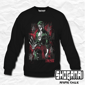 OP63 Roronoa Zoro - One Piece / Crewneck - Poleron Polo
