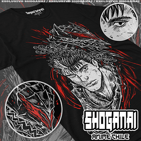 BRK01 Guts - Berserk / Polera manga corta