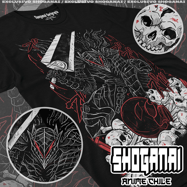 BRK02 Guts - Berserk / Polera manga corta 1