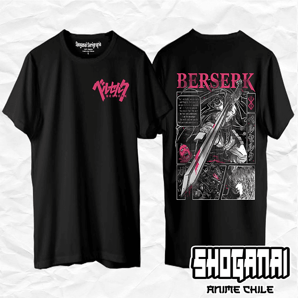 BRK03 Guts y Griffith - Berserk / Polera manga corta 1