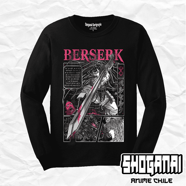 BRK03 Guts y Griffith - Berserk / Polera manga larga 1