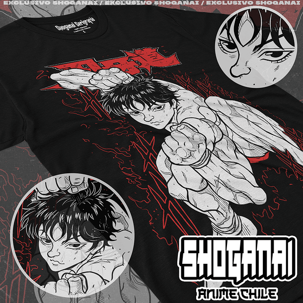 BAKI01 Baki Hanma - Baki / Polera manga corta 1