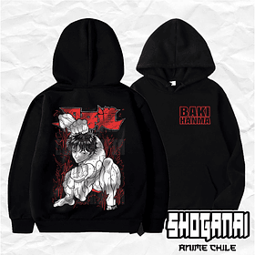 BAKI01 Baki Hanma - Baki / Hoddie - Poleron Canguro