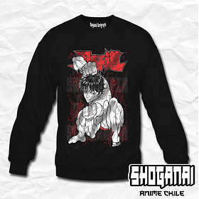 BAKI01 Baki Hanma - Baki / Crewneck - Poleron Polo