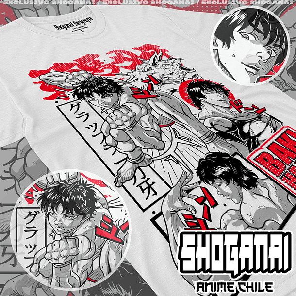 BAKI02 Baki Hanma - Baki / Polera manga corta 1