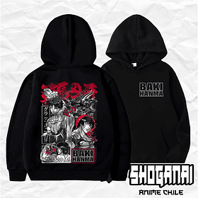 BAKI02 Baki Hanma - Baki / Hoddie - Poleron Canguro