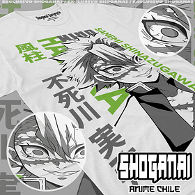 KNY41 Sanemi Shinazugawa - Kimetsu No Yaiba / Polera manga corta