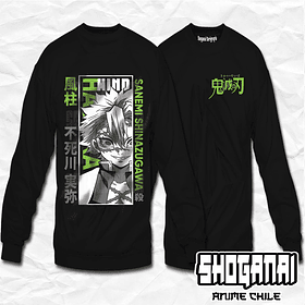 KNY41 Sanemi Shinazugawa - Kimetsu No Yaiba / Crewneck - Poleron Polo