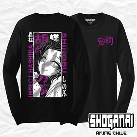 KNY42 Shinobu Kocho - Kimetsu No Yaiba / Polera manga larga