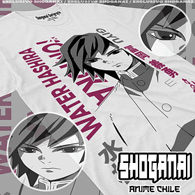 KNY43 Giyu Tomioka - Kimetsu No Yaiba / Polera manga corta