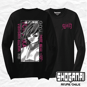 KNY43 Giyu Tomioka - Kimetsu No Yaiba / Polera manga larga