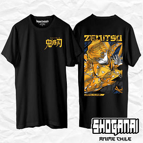 KNY46 Zenitsu Agatsuma - Kimetsu No Yaiba / Polera manga corta
