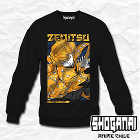 KNY46 Zenitsu Agatsuma - Kimetsu No Yaiba / Crewneck - Poleron Polo