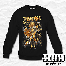 KNY47 Zenitsu Agatsuma - Kimetsu No Yaiba / Crewneck - Poleron Polo