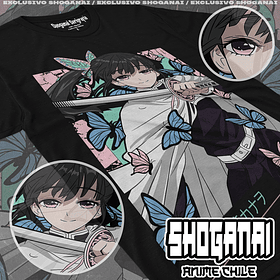 KNY48 Kanao Tsuyuri - Kimetsu No Yaiba / Polera manga corta