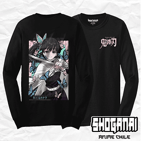 KNY48 Kanao Tsuyuri - Kimetsu No Yaiba / Polera manga larga